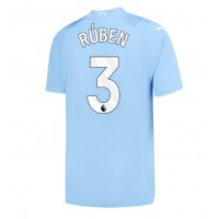 Billiga Manchester City Ruben Dias #3 Hemma fotbollskläder 2023-24 Kortärmad